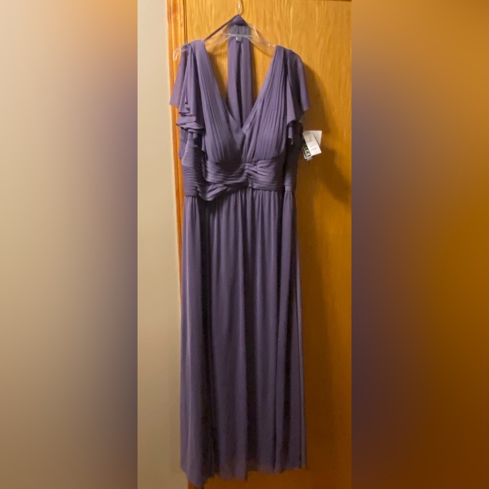 Long evening dress with matching wrap
